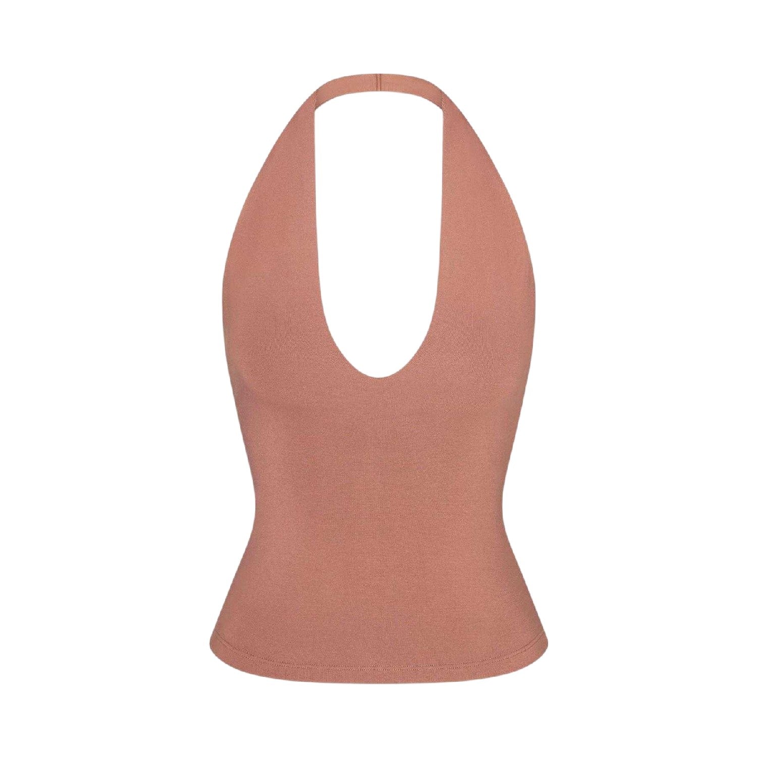 Nutmeg - Front - Skims Womens-Ladies Halter Neck Camisole