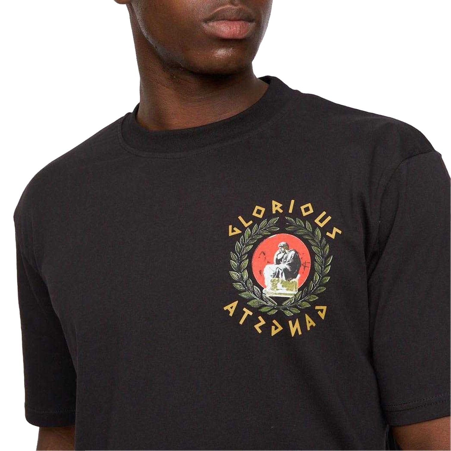 Black - Side - Glorious Gangsta Mens Ceazar T-Shirt
