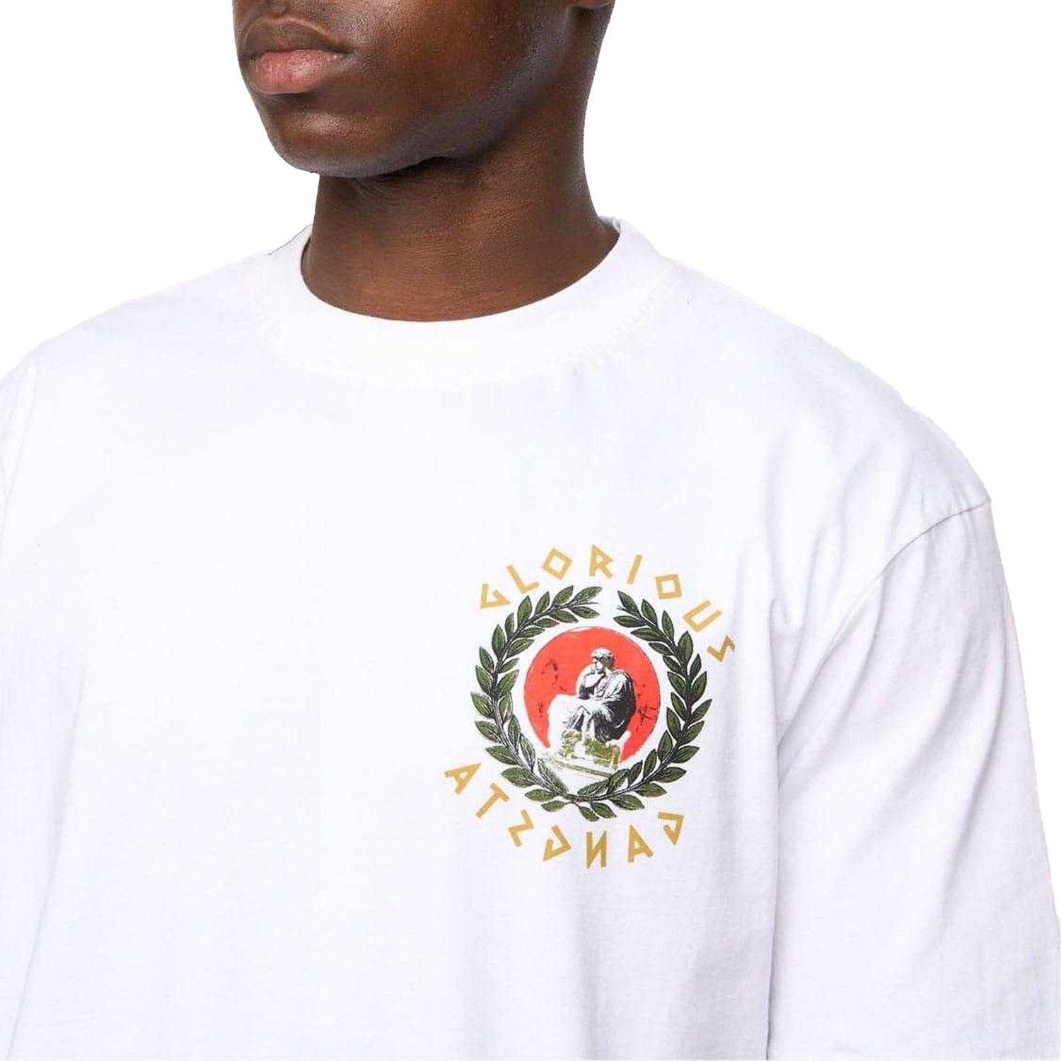 White - Side - Glorious Gangsta Mens Ceazar T-Shirt