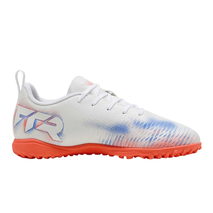 White-Black-Red - Front - Puma Boys Future 8 Play Astro Turf Trainers
