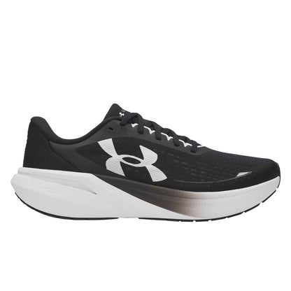 Black-White - Front - Under Armour Mens Velociti Pace Shoes