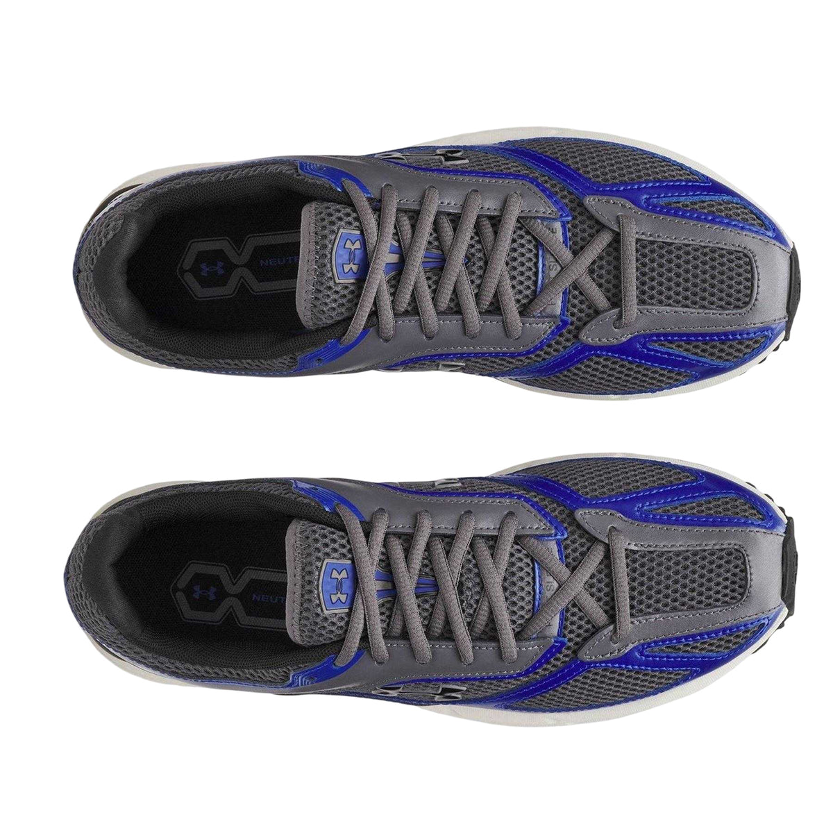 Frost Gray - Back - Under Armour Mens HOVR Apparition Cushioned Trainers
