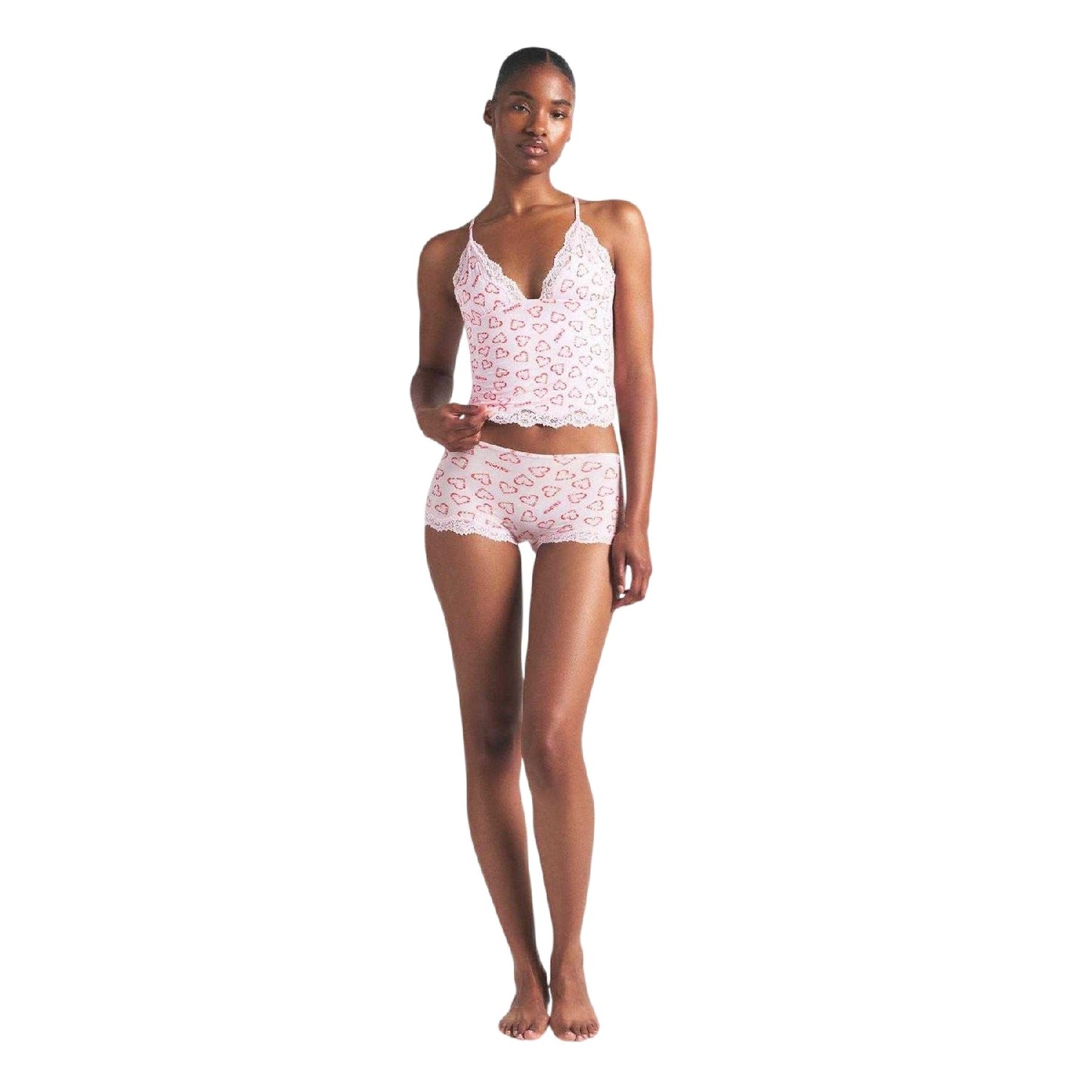 Candy - Side - Skims Womens-Ladies Fits Everybody Lace Loungewear Set