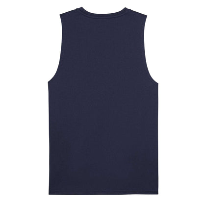 Navy - Back - Puma Mens Moisture Wicking Tank Top