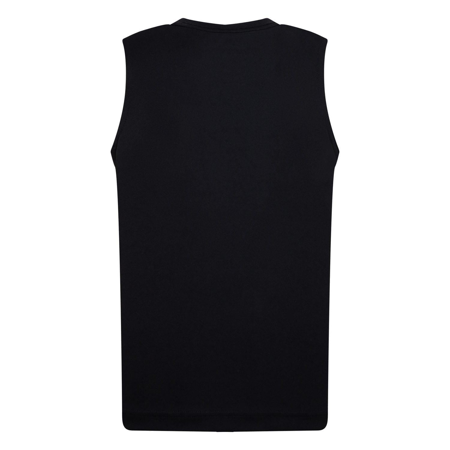 Black - Back - Nike Childrens-Kids Adp Swoosh Tank Top