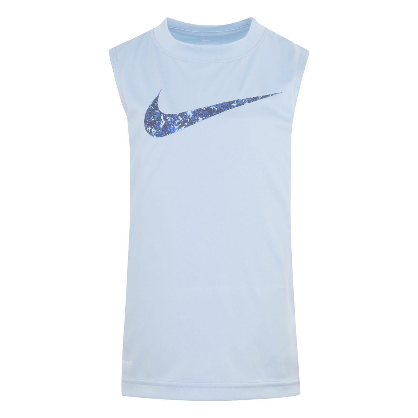 Blue - Front - Nike Childrens-Kids Adp Swoosh Tank Top