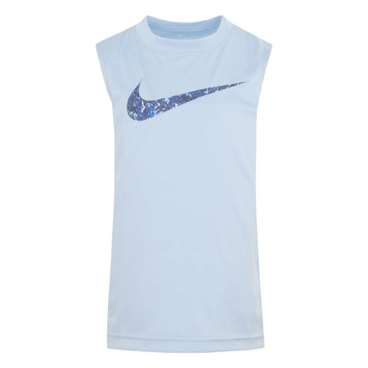Blue - Front - Nike Childrens-Kids Adp Swoosh Tank Top