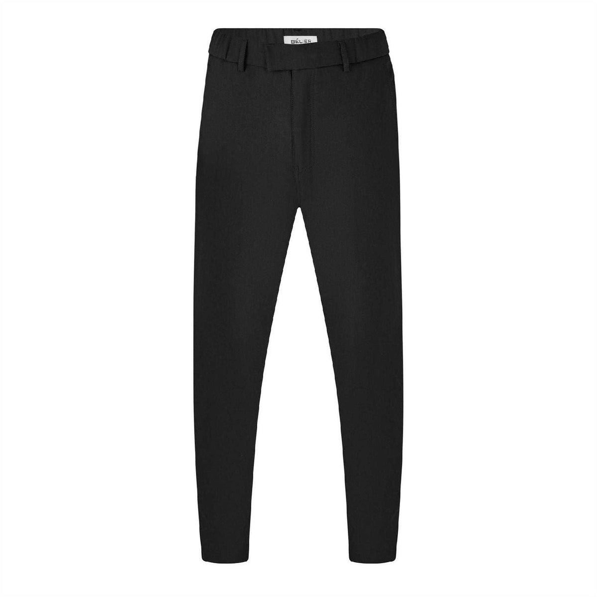 Black - Front - Belier Mens 24hr Logo Trousers