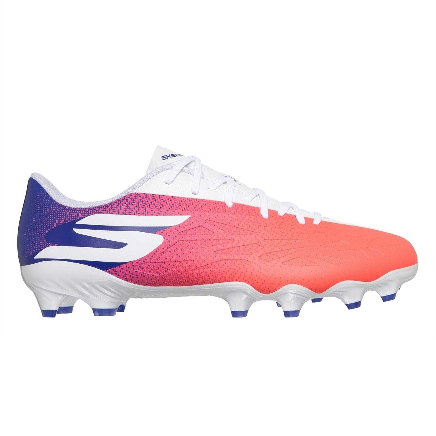 Blue-Pink - Front - Skechers Mens Razor 3 Football Boots