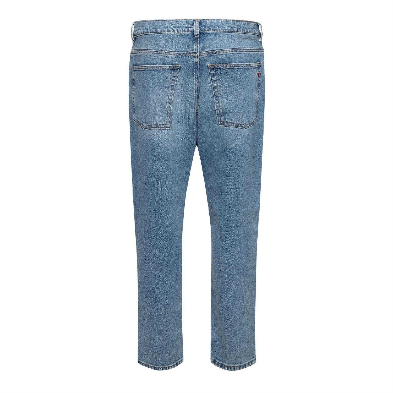 Blue Denim - Back - Diesel Mens 2005 D-Fining Tapered Jeans