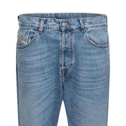 Blue Denim - Side - Diesel Mens 2005 D-Fining Tapered Jeans
