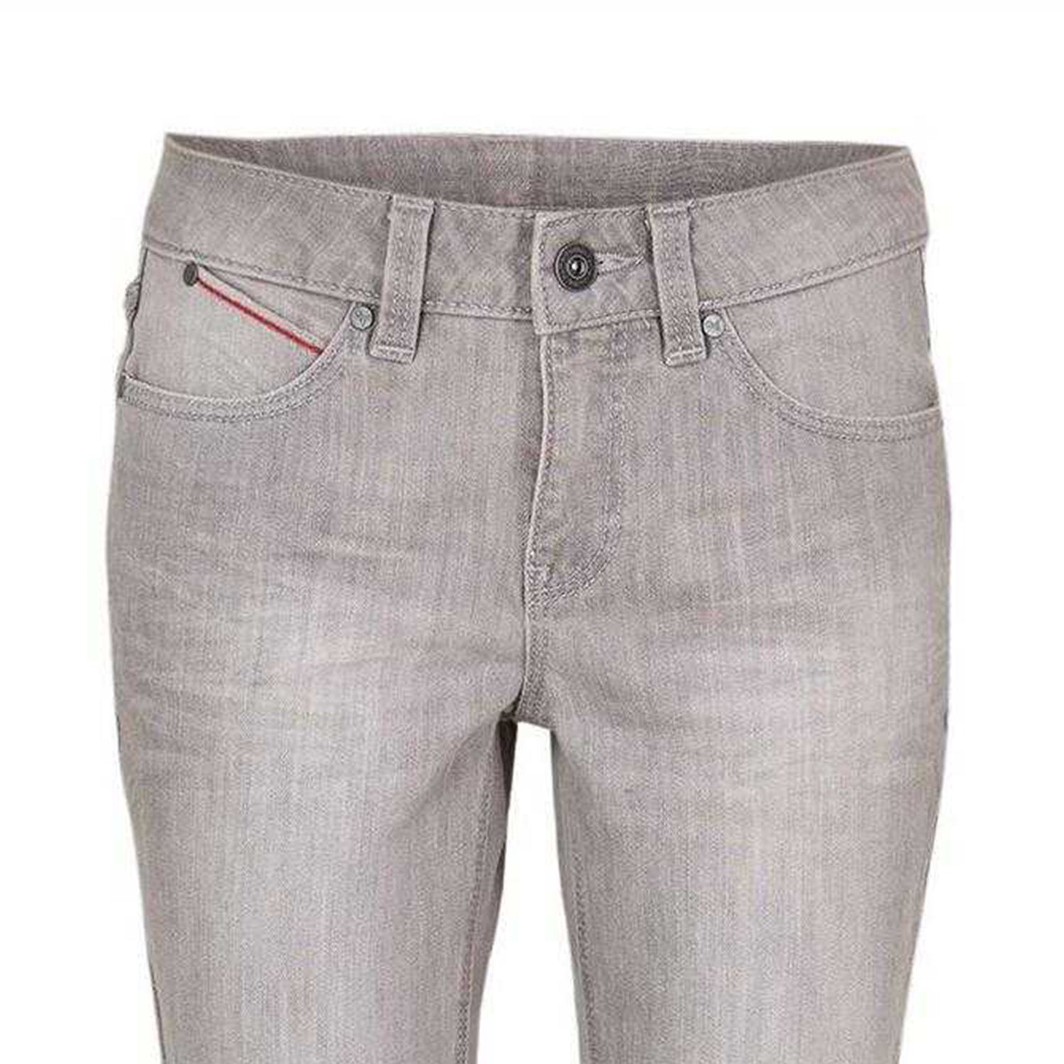 Grey - Side - Puma Womens-Ladies Rinse Skinny Jeans