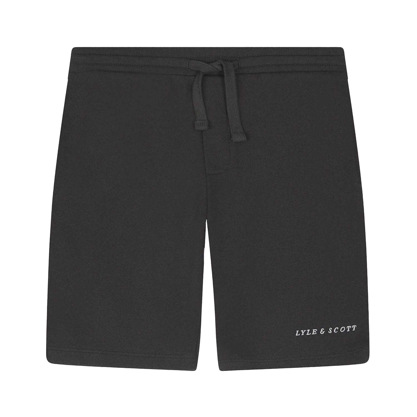 Gunmetal - Front - Lyle & Scott Childrens-Kids Script Embroidered Sweat Shorts