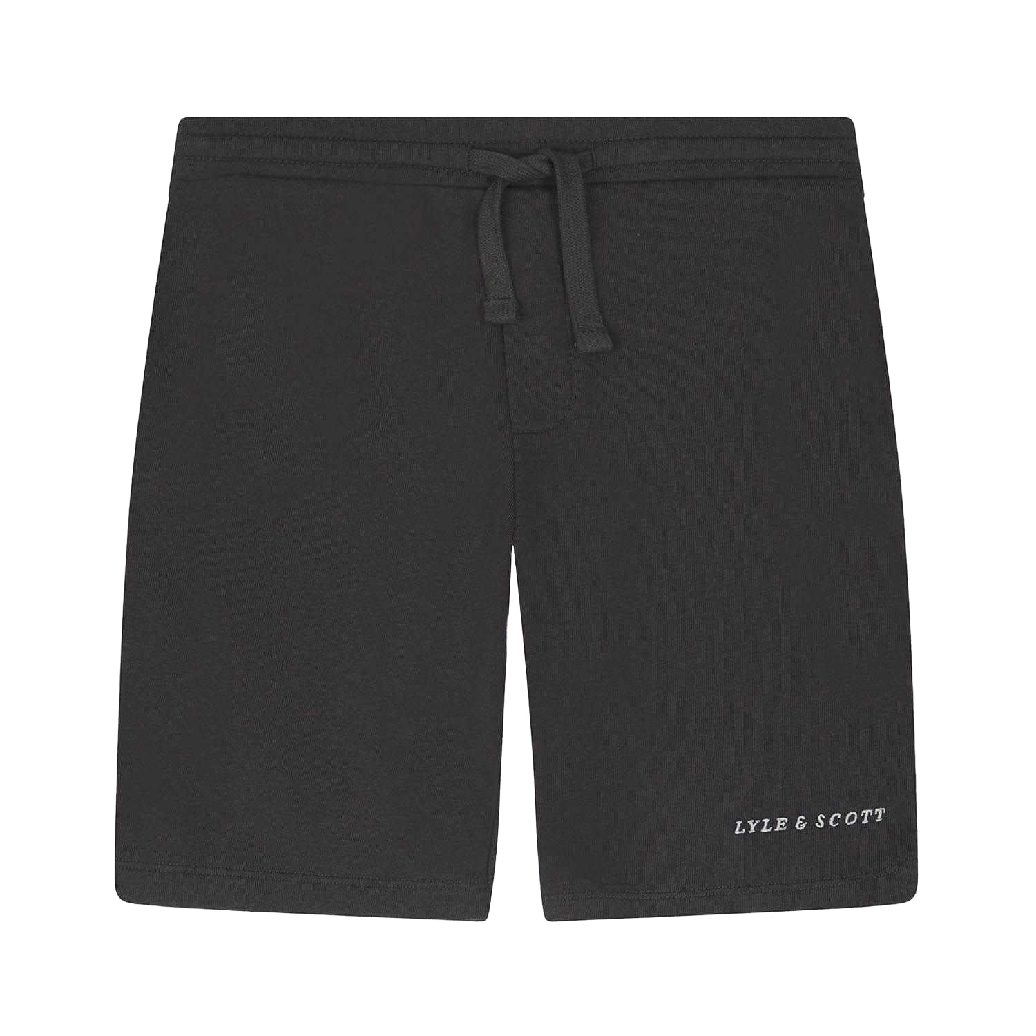 Gunmetal - Front - Lyle & Scott Childrens-Kids Script Embroidered Sweat Shorts