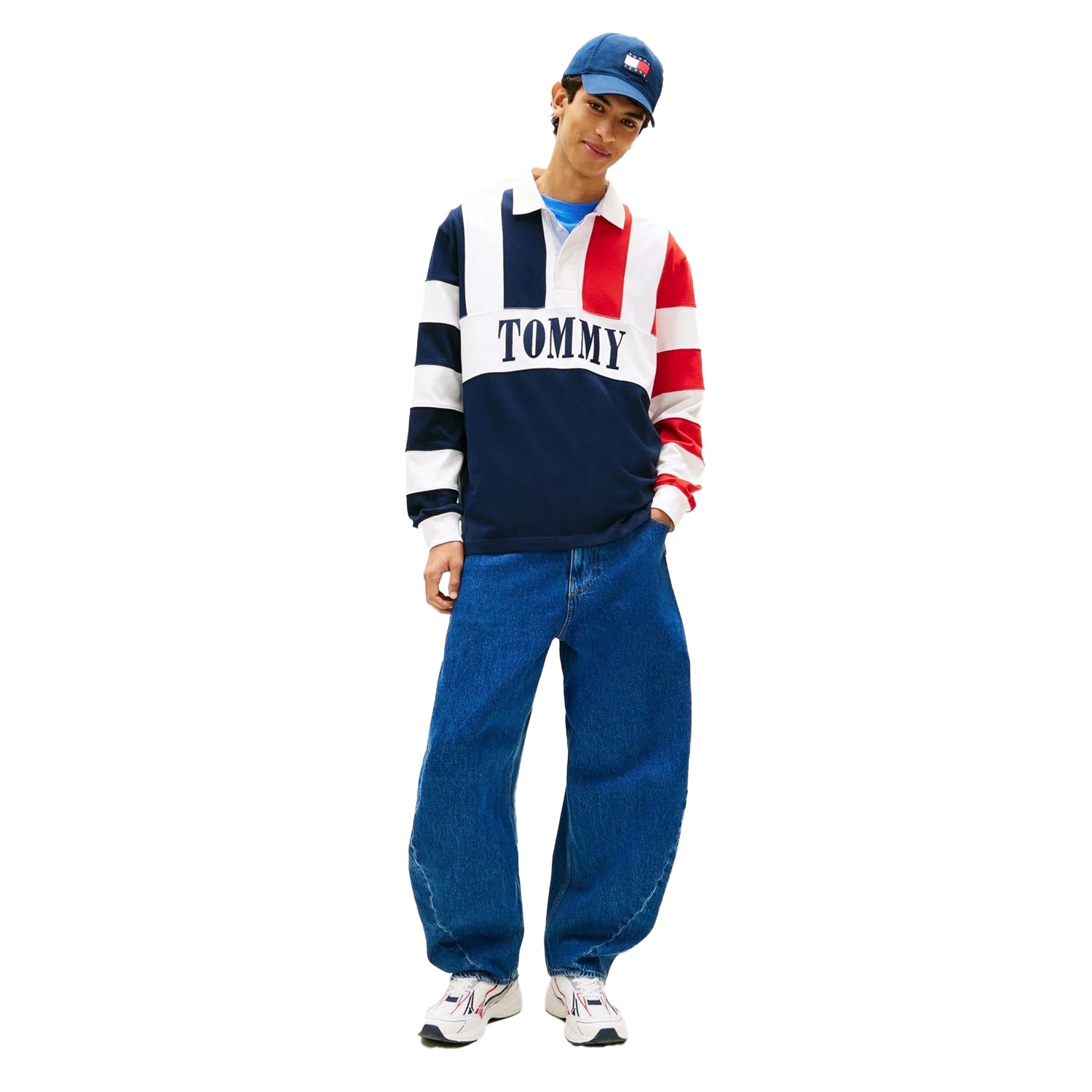 Dark Navy - Lifestyle - Tommy Jeans Mens Archive Polo Shirt
