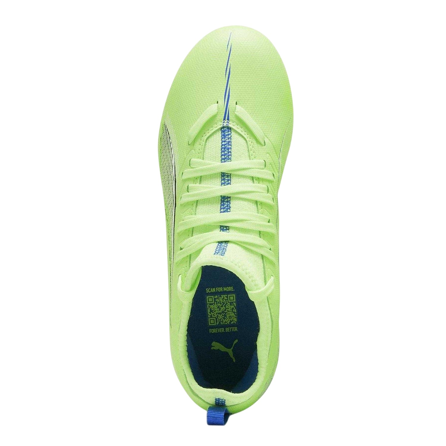 Fizzy Apple - Side - Puma Childrens-Kids Ultra 5 Match Firm Ground Football Boots