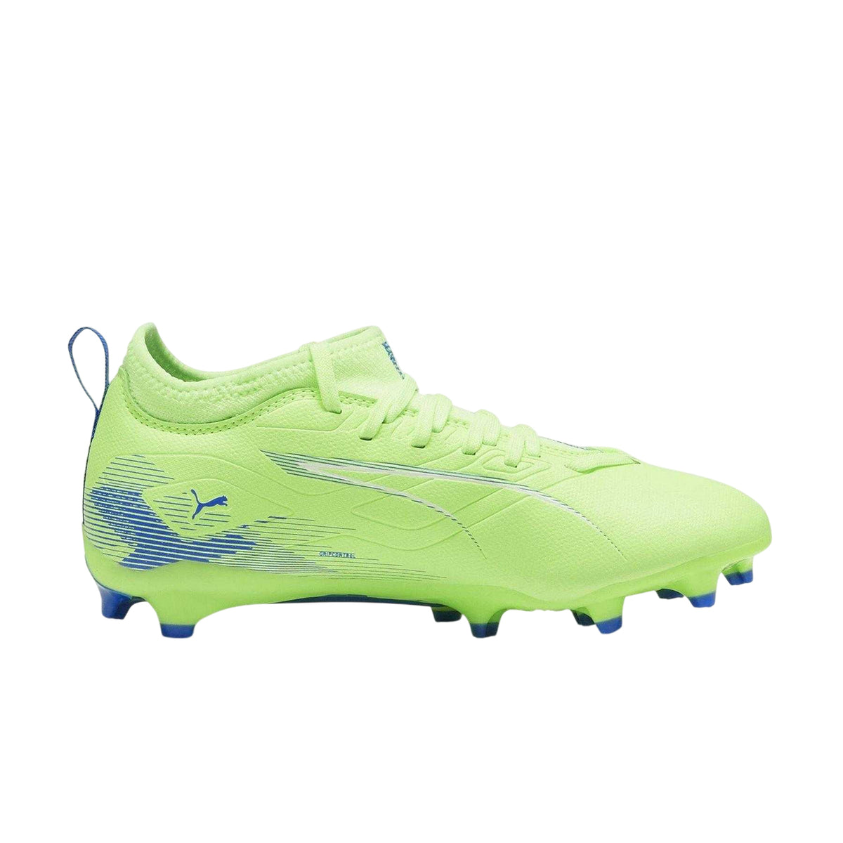 Fizzy Apple - Front - Puma Childrens-Kids Ultra 5 Match Firm Ground Football Boots