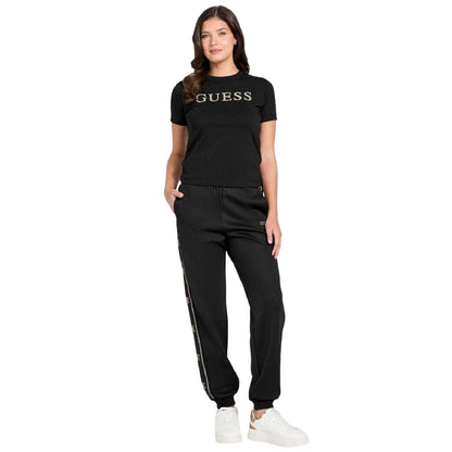 Black - Lifestyle - Guess Womens-Ladies Octavia T-Shirt