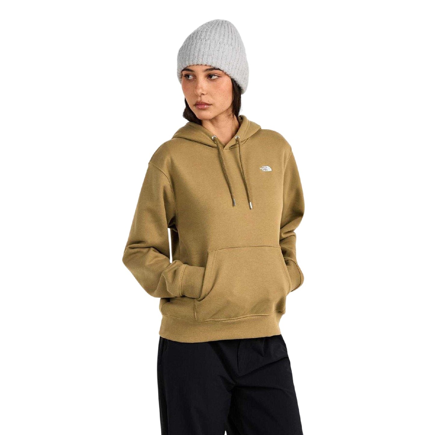 Cedar - Side - The North Face Womens-Ladies Essential Relaxed Fit Hoodie