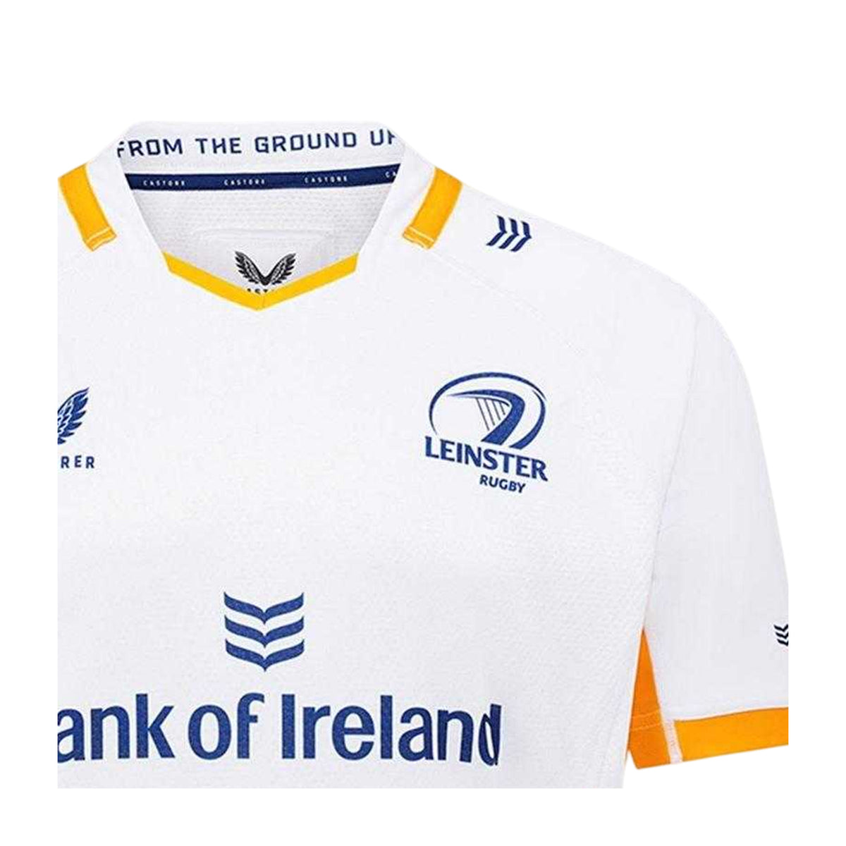 Yellow-White - Side - Castore Womens-Ladies 2025-2026 Leinster Rugby Raglan Away Jersey