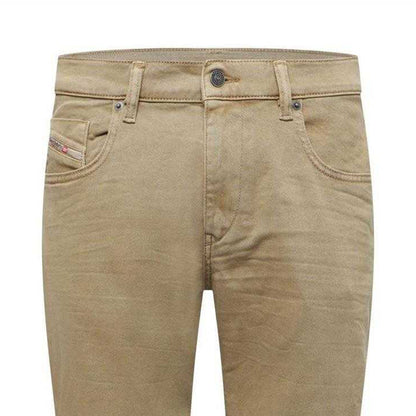 Blue - Side - Diesel Mens 2019 D-Strukt Denim Slim Jeans