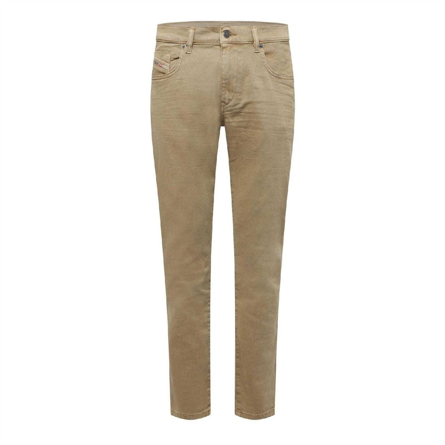 Blue - Front - Diesel Mens 2019 D-Strukt Denim Slim Jeans