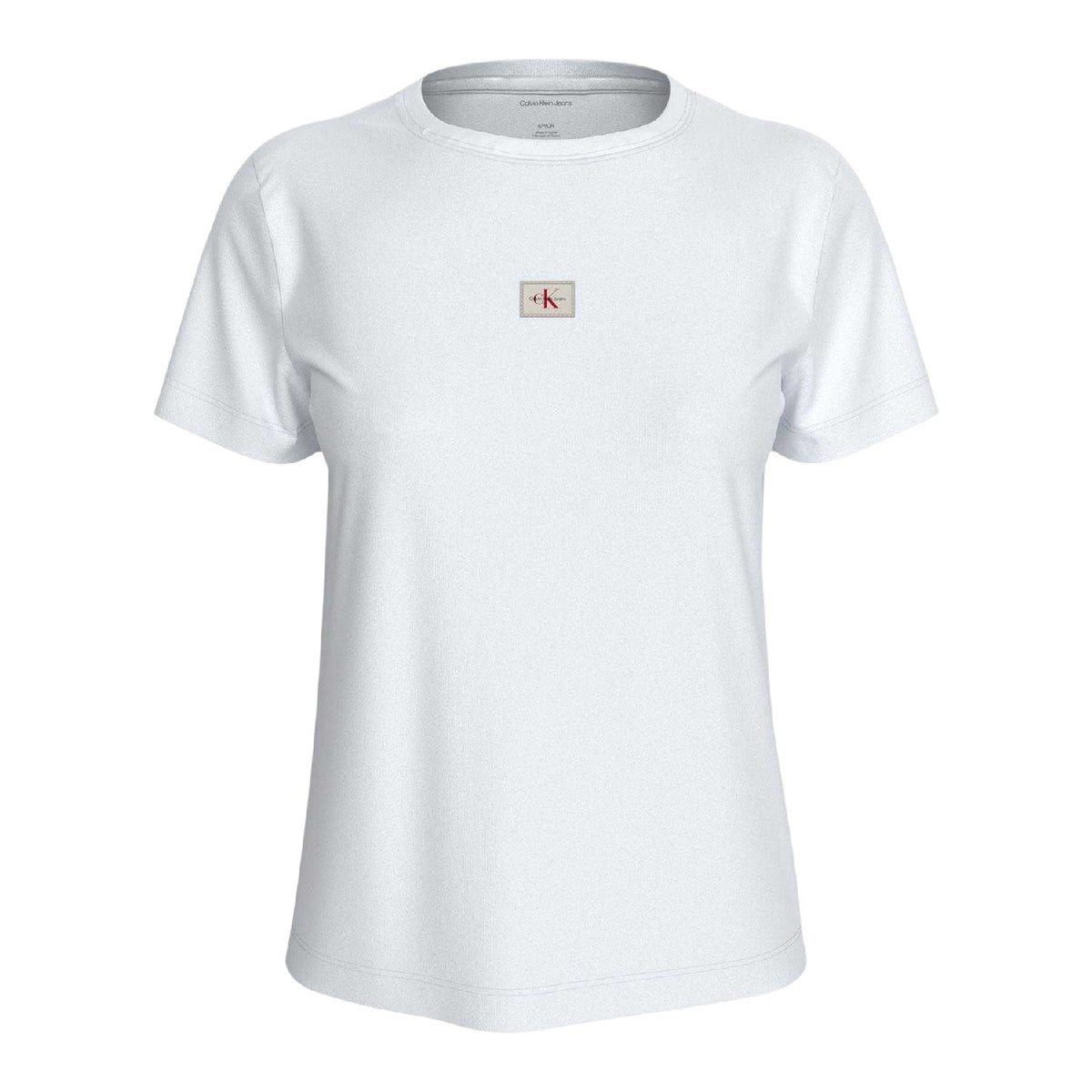 Bright White - Front - Calvin Klein Womens-Ladies Jeans T-Shirt