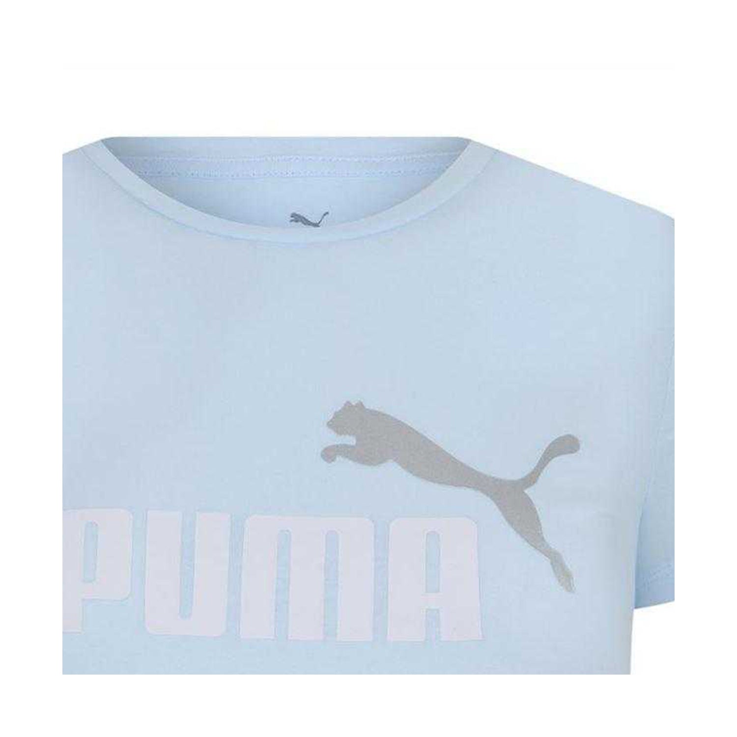 Blue - Side - Puma Womens-Ladies Regular T-Shirt