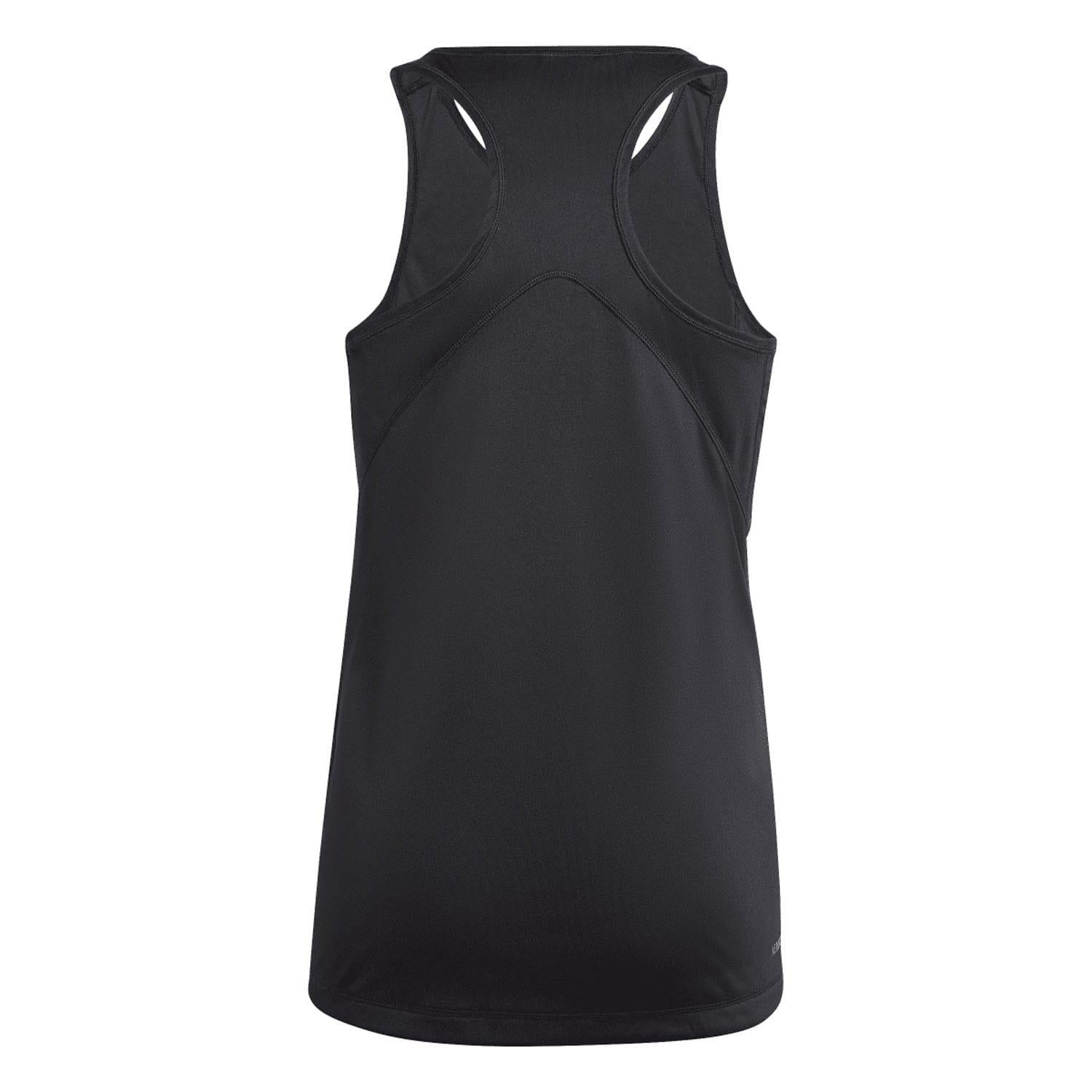 Black - Back - Adidas Childrens-Kids Club Tank Top