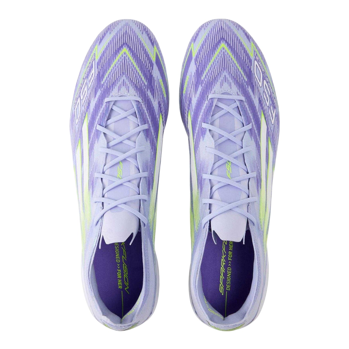 Violet - Side - Adidas Mens F50 Sparkfusion Soft Ground Football Boots