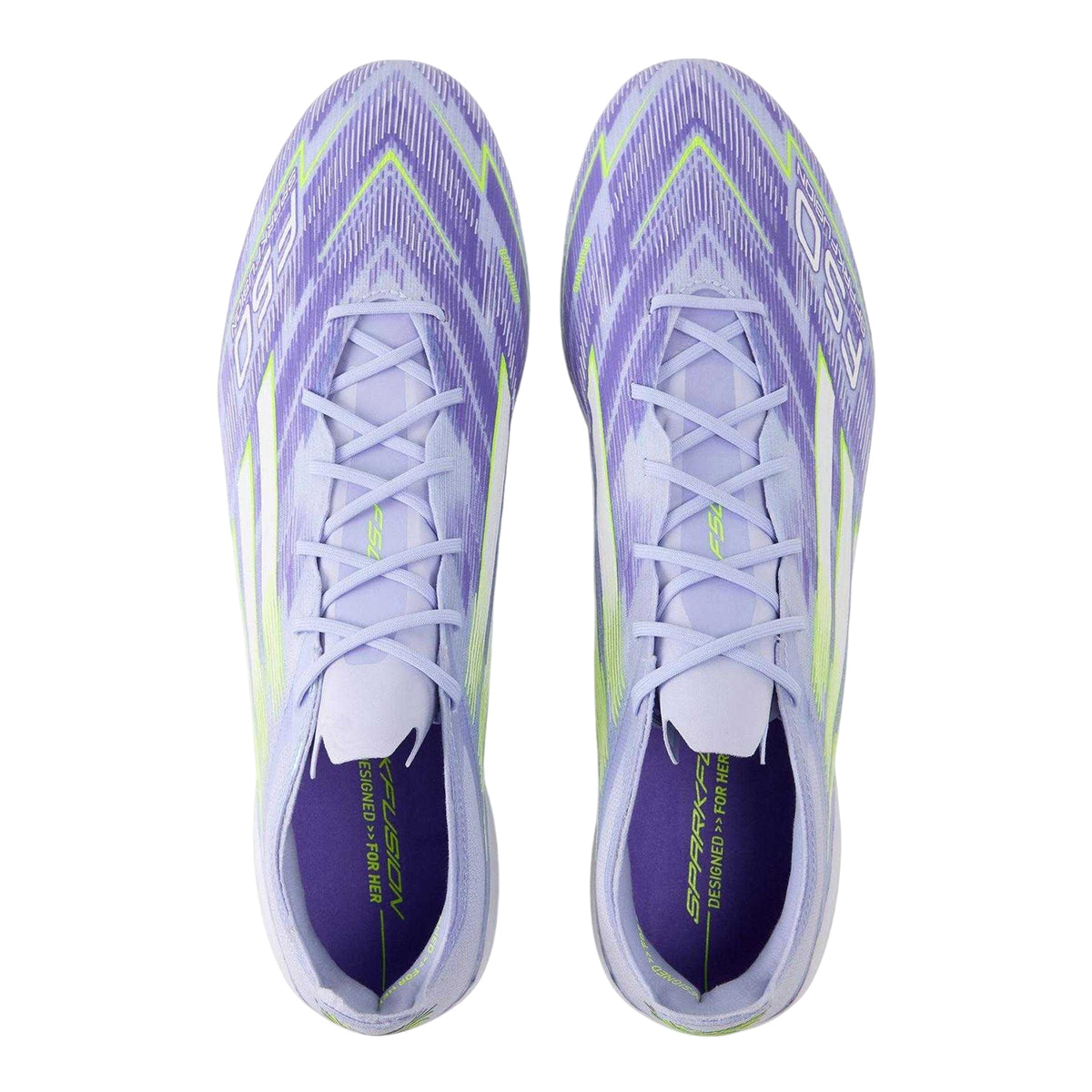 Violet - Side - Adidas Mens F50 Sparkfusion Soft Ground Football Boots
