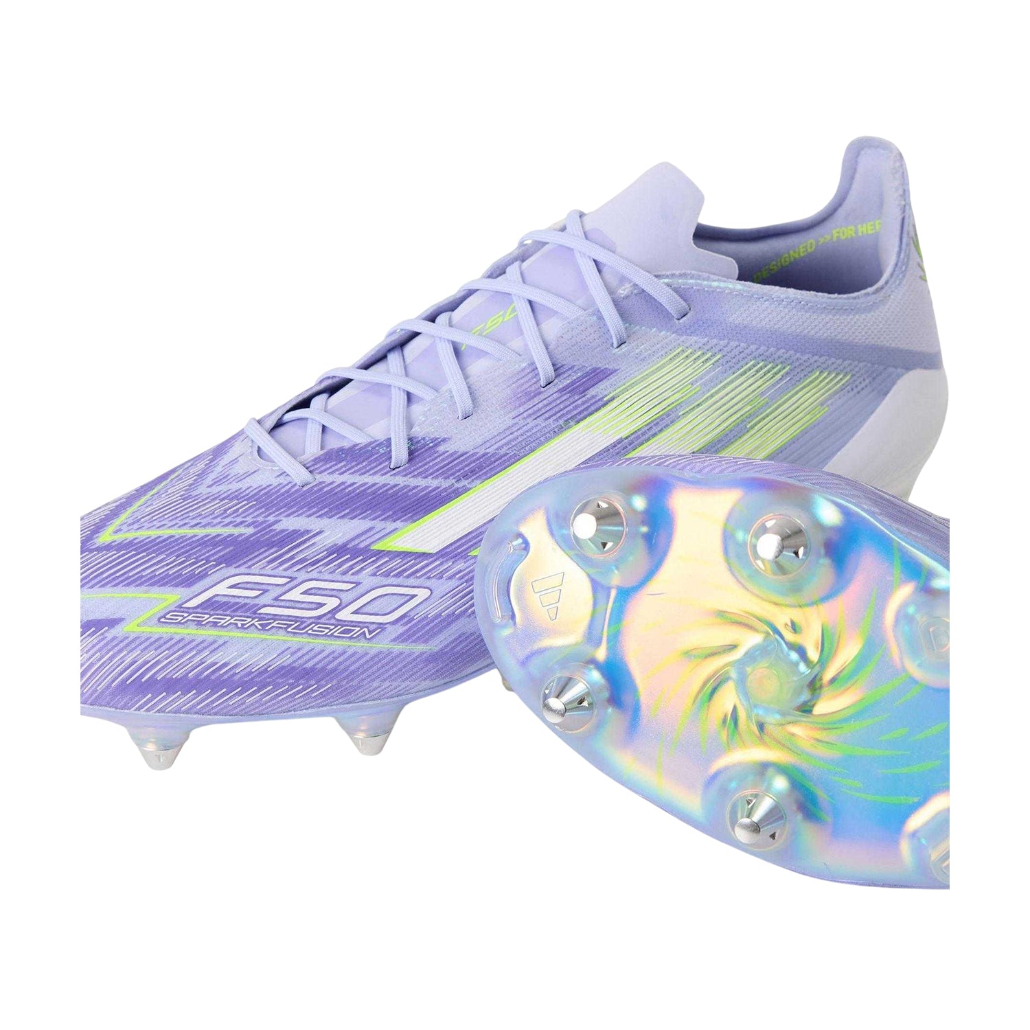 Violet - Lifestyle - Adidas Mens F50 Sparkfusion Soft Ground Football Boots