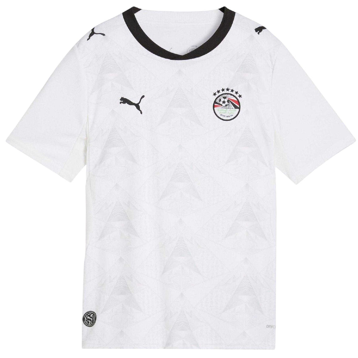 White-Green - Front - Puma Childrens-Kids Egypt World Cup 26 Away Shirt