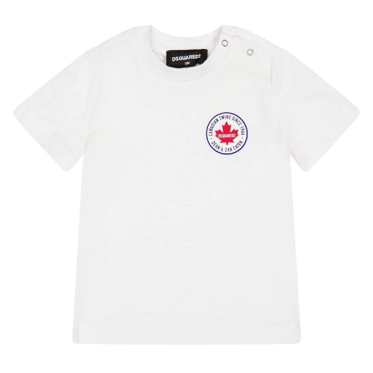 White - Front - DSquared2 Childrens-Kids Regular T-Shirt