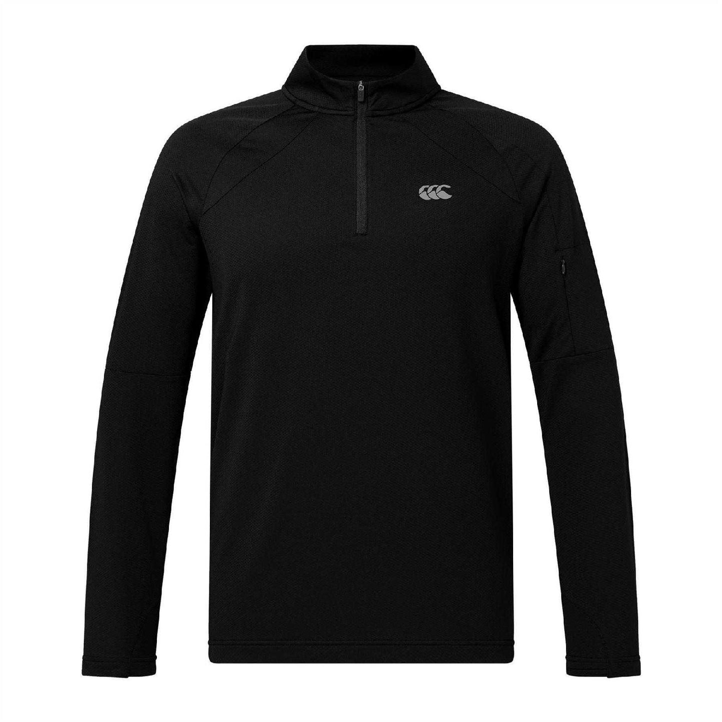 Black - Front - Canterbury Mens Tempo Rugby Shirt