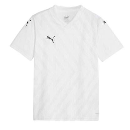 White-Black-Feather Grey - Front - Puma Childrens-Kids Teamglory T-Shirt