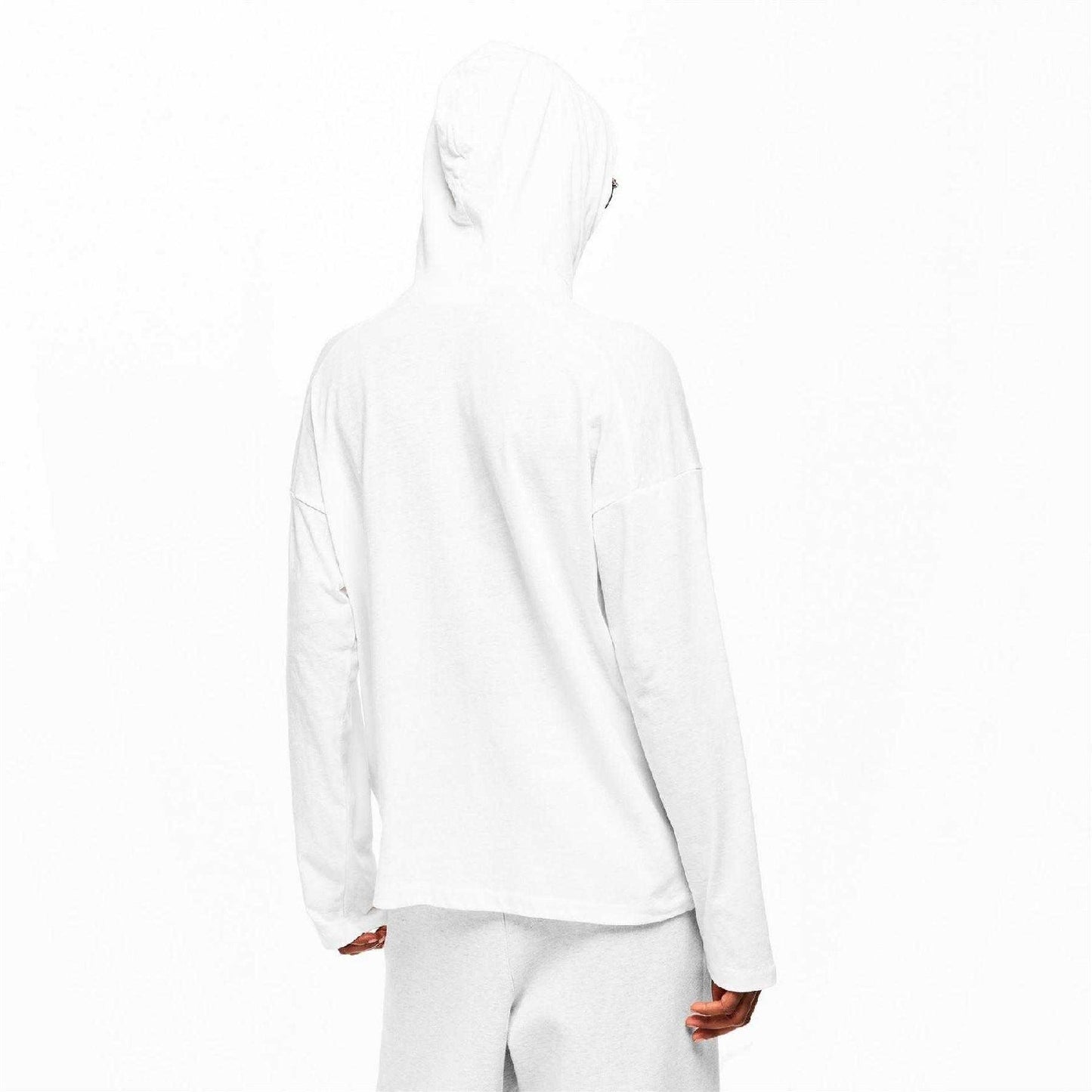 Ivory - Side - Fear Of God Essentials Womens-Ladies Oversized Pullover Hoodie