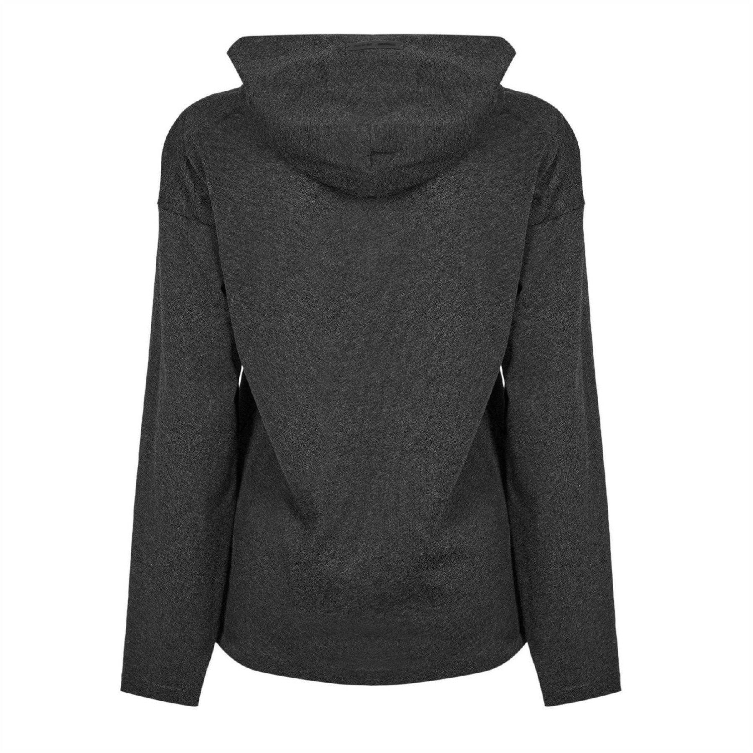 Vintage Black - Back - Fear Of God Essentials Womens-Ladies Oversized Pullover Hoodie