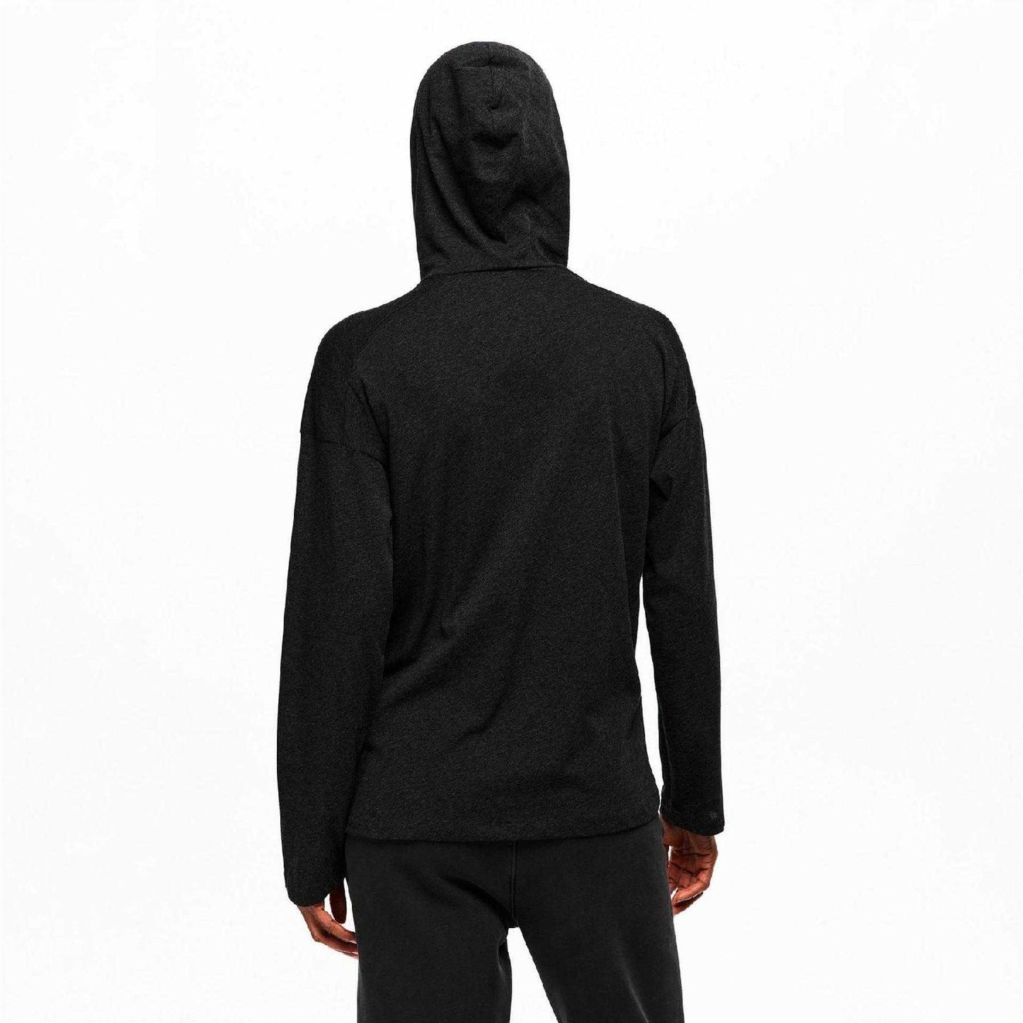 Vintage Black - Side - Fear Of God Essentials Womens-Ladies Oversized Pullover Hoodie