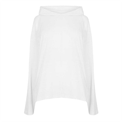 Ivory - Front - Fear Of God Essentials Womens-Ladies Oversized Pullover Hoodie