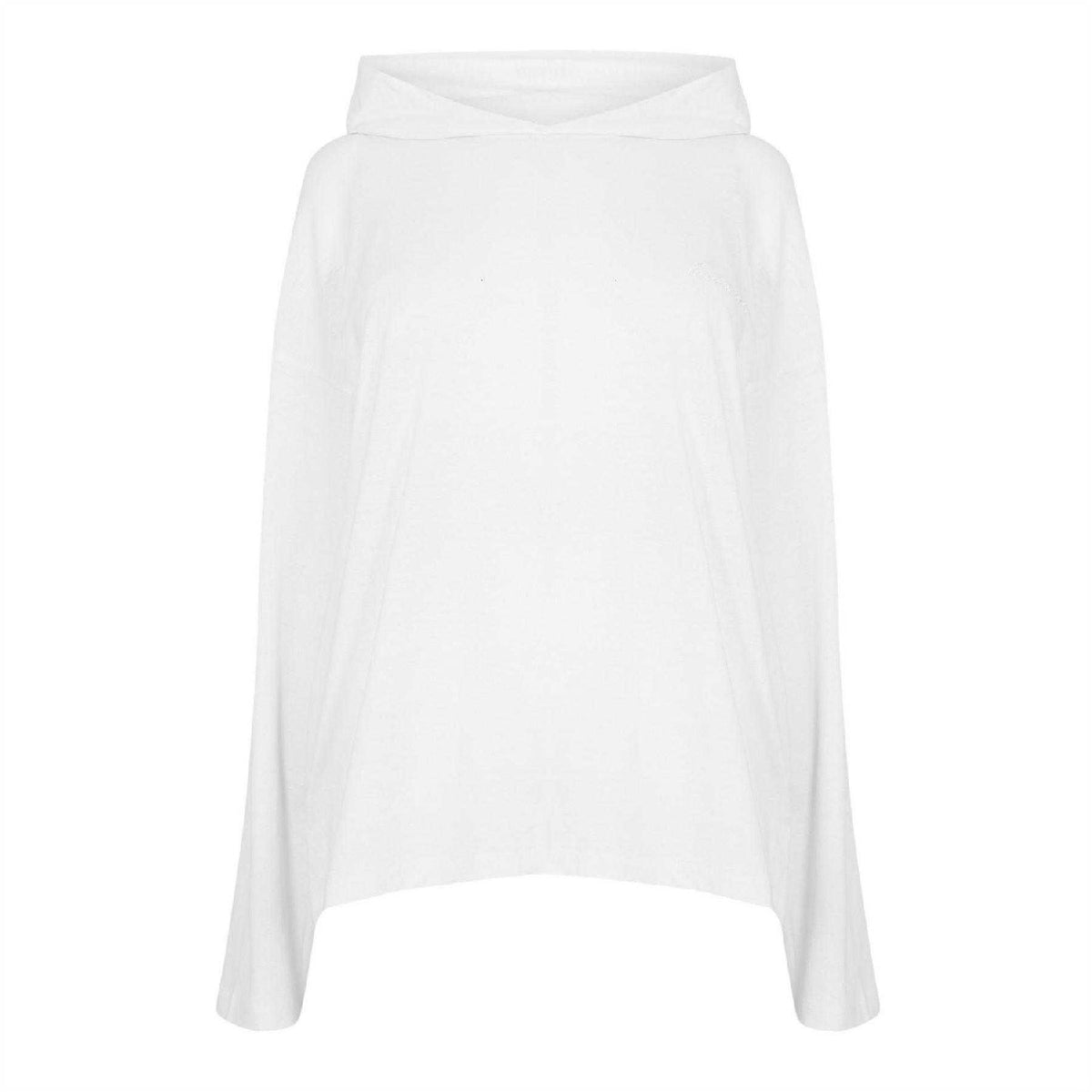 Ivory - Front - Fear Of God Essentials Womens-Ladies Oversized Pullover Hoodie