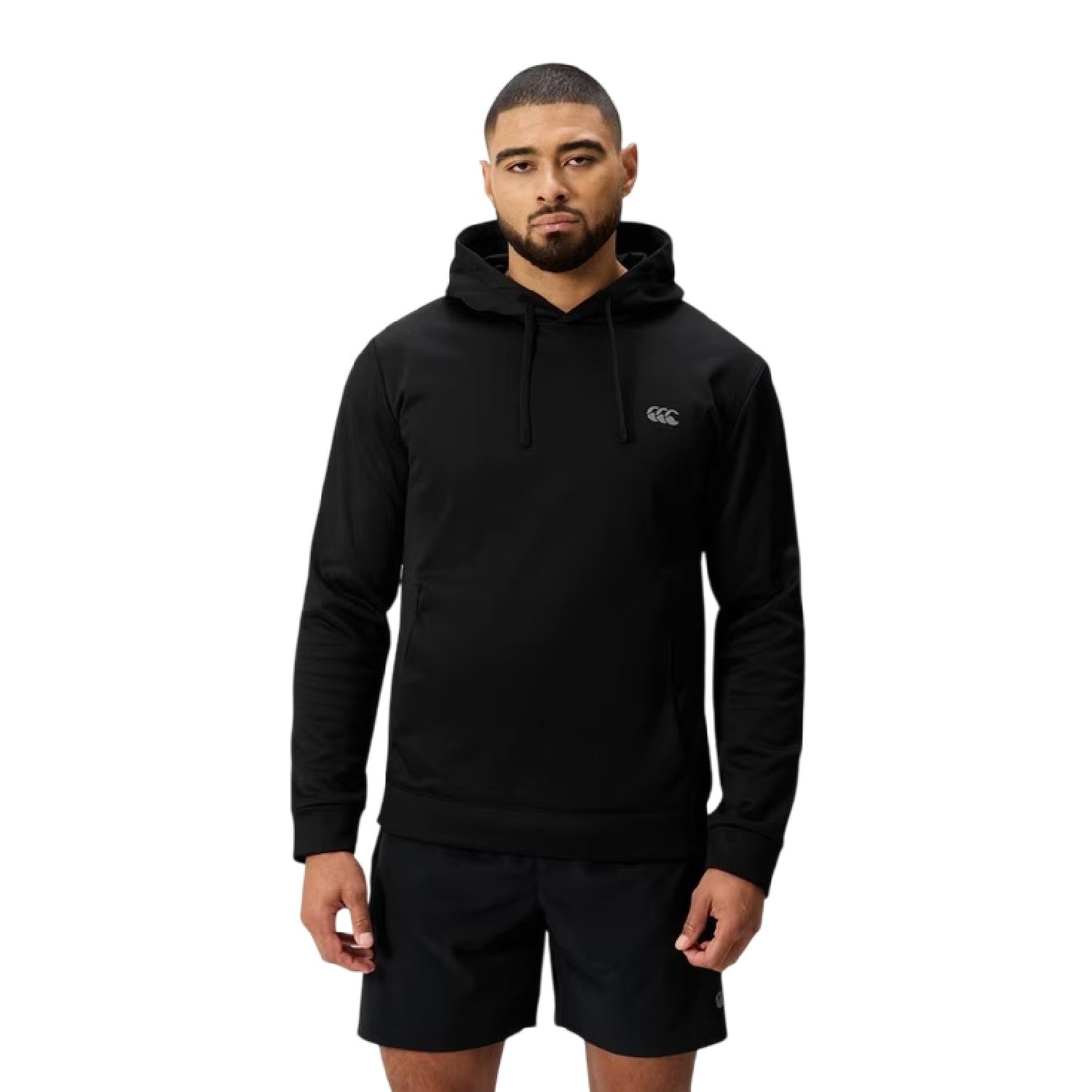 Black - Side - Canterbury Mens Tempo Performance Hoodie