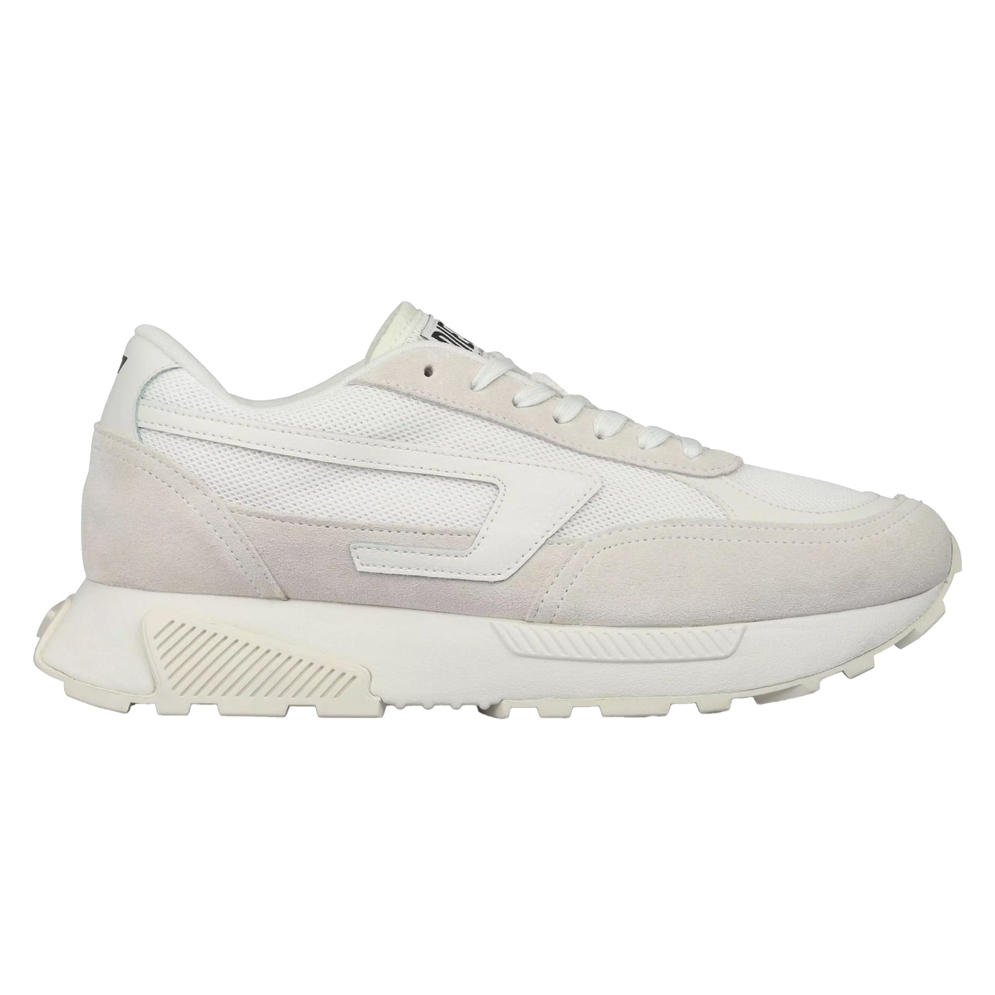 Dirty White - Front - Diesel Mens S-Tyche D Suede Trainers