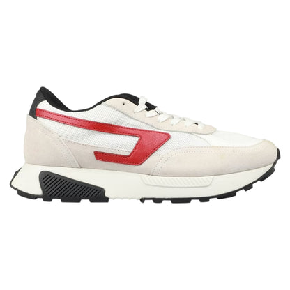 White - Front - Diesel Mens S-Tyche D Suede Trainers