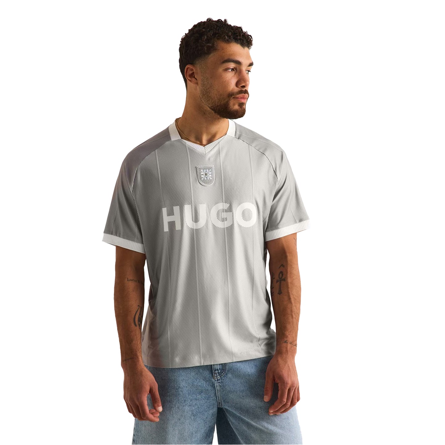 Green - Side - Hugo Mens Chest Logo T-Shirt