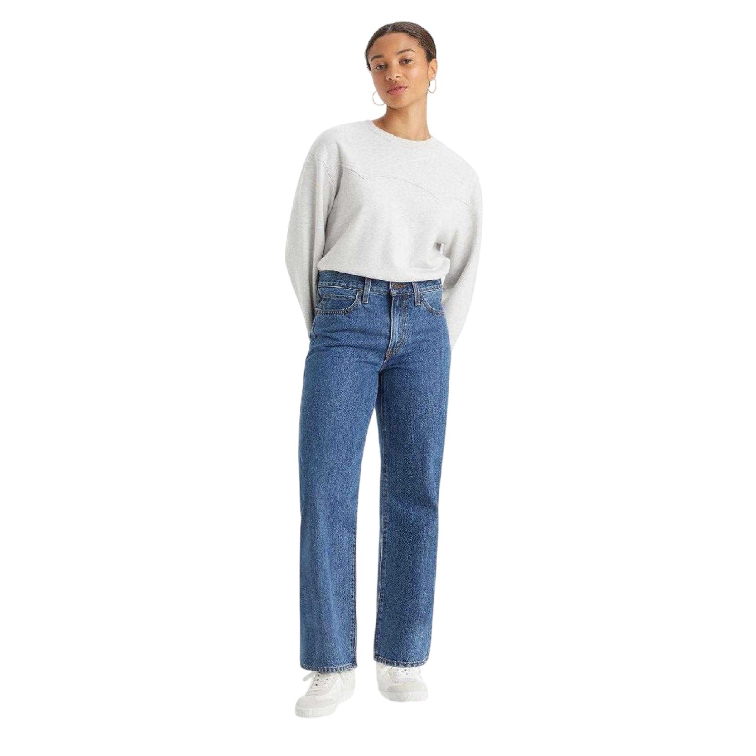 Mastermind - Lifestyle - Levis Womens-Ladies 5 Pockets Baggy Jeans