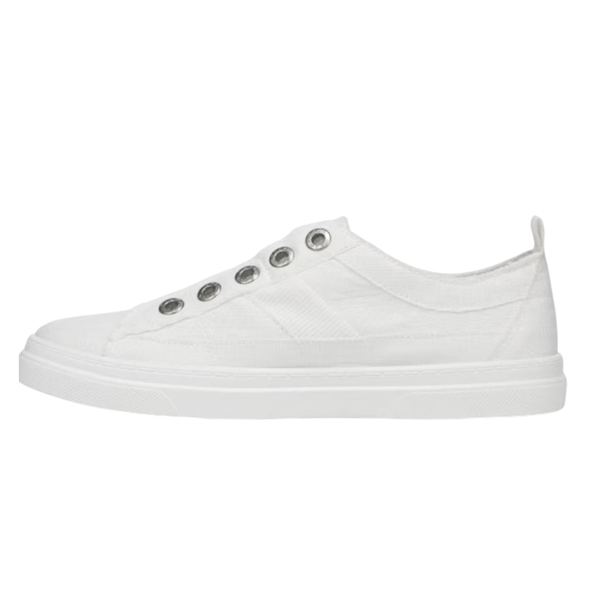 White - Back - Blowfish Malibu Womens-Ladies Hangout Flat Trainers