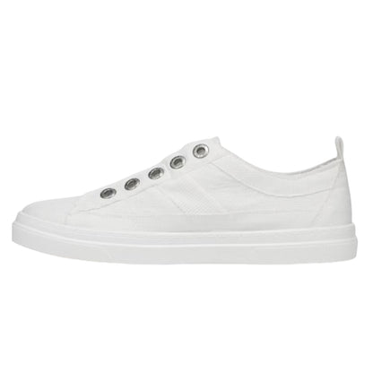 White - Back - Blowfish Malibu Womens-Ladies Hangout Flat Trainers