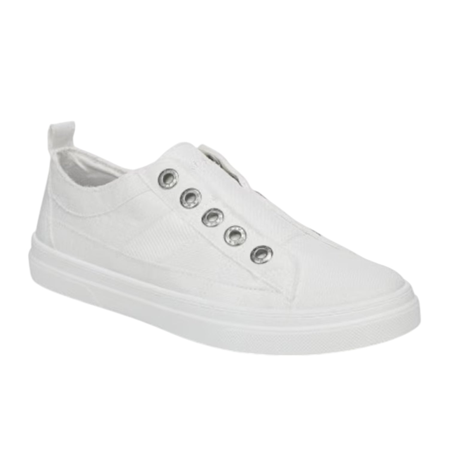 White - Side - Blowfish Malibu Womens-Ladies Hangout Flat Trainers