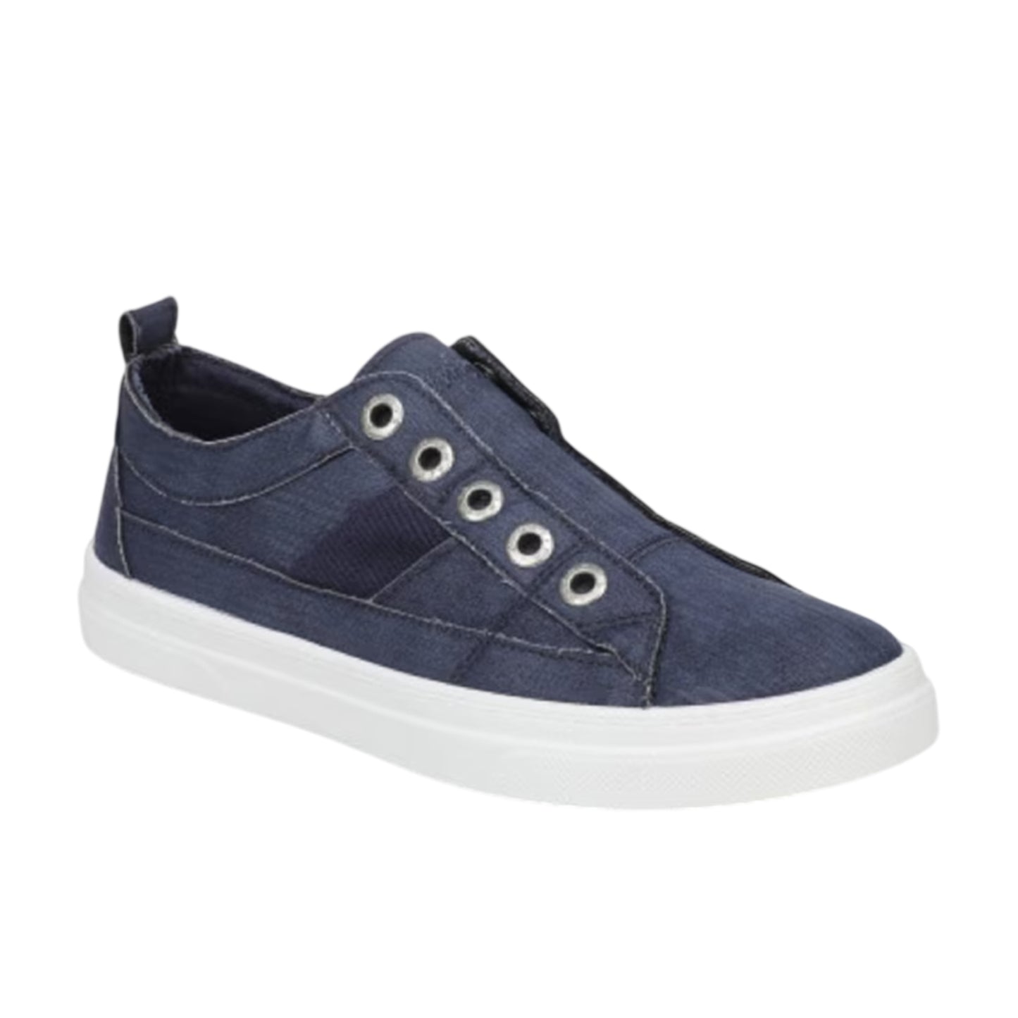 Navy - Side - Blowfish Malibu Womens-Ladies Hangout Flat Trainers